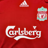 2006/08 Liverpool Torres #9 C/L Home Shirt (M) Adidas
