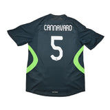 2007/08 Real Madrid Cannavaro #5 C/L Third Shirt (XL) Adidas