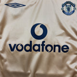 2001/02 Manchester United Beckham #7 *Centenary* Away/Third Shirt (S) Umbro
