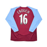 2003/04 Aston Villa Crouch #16 L/S Home Shirt (L) Diadora