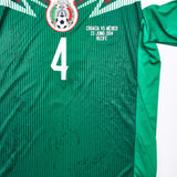 2014 Mexico R.Marquez #4 *Squad Signed* Home Shirt (M) Adidas