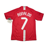 2007/09 Manchester United Ronaldo #7 *BNWT* C/L Home Shirt (S) Nike