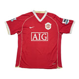 2006/07 Manchester United Larsson #17 Home Shirt (M) Nike