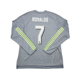 2015/16 Real Madrid Ronaldo #7 L/S Away Shirt (XL) Adidas