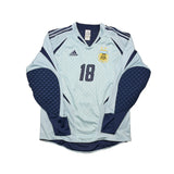 2004/05 Argentina Lux #18 *Player Issue* GK Shirt (M) Adidas