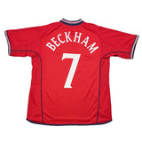 2002/04 England Beckham #7 Away Shirt (L) Umbro