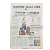 2006 Italy World Cup Winning Newspaper Corriere Della Sera