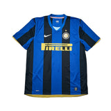 2008/09 Inter Milan Adriano #10 Home Shirt (XL) Nike