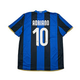 2008/09 Inter Milan Adriano #10 Home Shirt (XL) Nike