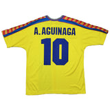 1998/01 Ecuador Aguinaga #10 Home Shirt (S) Marathon