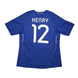 2009/10 France Henry #12 Home Shirt (L) Adidas