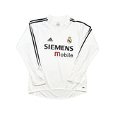 2004/05 Real Madrid Ronaldo #9 L/S Home Shirt (M) Adidas