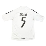 2005/06 Real Madrid Zidane #5 Home Shirt (M) Adidas