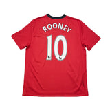 2009/10 Manchester United Rooney #10 Home Shirt (XL) Nike