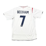 2005/07 England Beckham #7 Home Shirt (M) Umbro