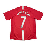 2007/09 Manchester United Ronaldo #7 Home Shirt (L) Nike