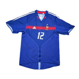 2004/06 France Henry #12 Home Shirt (L) Adidas