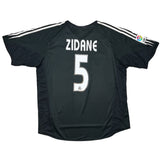 2004/05 Real Madrid Zidane #5 Away Shirt (XL) Adidas
