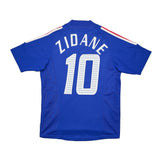 2002/04 France Zidane #10 Home Shirt (S) Adidas