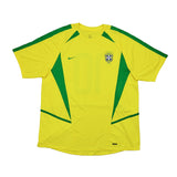 2002/04 Brazil #10 Home Shirt (XL) Nike