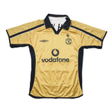 2001/02 Manchester United Beckham #7 *Centenary* Away/Third Shirt (S) Umbro