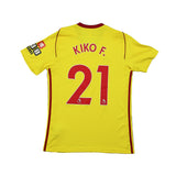 2017/18 Watford Kiko F #21 *Match Issue* Home Shirt (S) Adidas