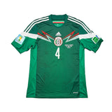 2014 Mexico R.Marquez #4 *Squad Signed* Home Shirt (M) Adidas