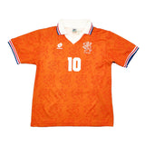 1994 Netherlands Bergkamp #10 Home Shirt (L) Lotto