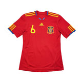 2009/10 Spain A.Iniesta #6 Home Shirt (S) Adidas