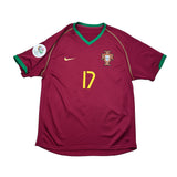 2006/08 Portugal C.Ronaldo #17 Home Shirt (L) Nike