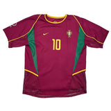 2002/04 Portugal Rui Costa #10 *Player Issue* Home Shirt (L) Nike