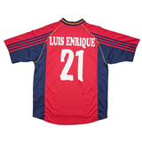 1998/99 Spain Luis Enrique #21 Home Shirt (L) Adidas