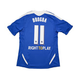2011/12 Chelsea Drogba #11 C/L Home Shirt (M) Adidas
