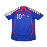 2006/07 France Zidane #10 Home Shirt (M) Adidas