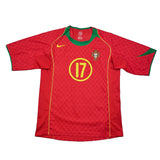 2004/06 Portugal C.Ronaldo #17 Home Shirt (M) Nike