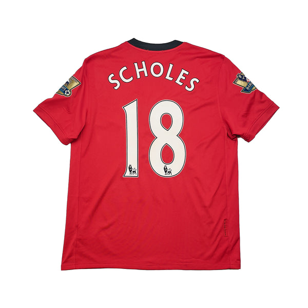 2009/10 Manchester United Scholes #18 Home Shirt (L) Nike – Cult Kits