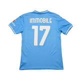 2023/24 Lazio Immobile #17 *Match Issue* Home Shirt (L) Mizuno