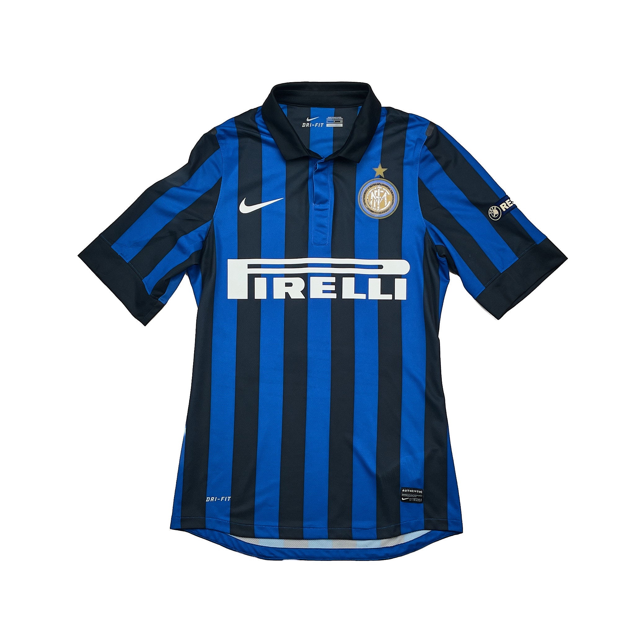 ウェア 2011-12 NIKE Inter milan L/S game shirts 2011/12 Inter Milan Milito #22 *Authentic* Home Shirt C/L (S) Nike