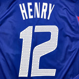 2004/06 France Henry #12 Home Shirt (L) Adidas