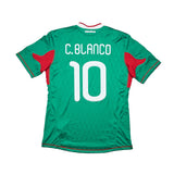 2010 Mexico C.Blanco #10 *vs France* Home Shirt (M) Adidas