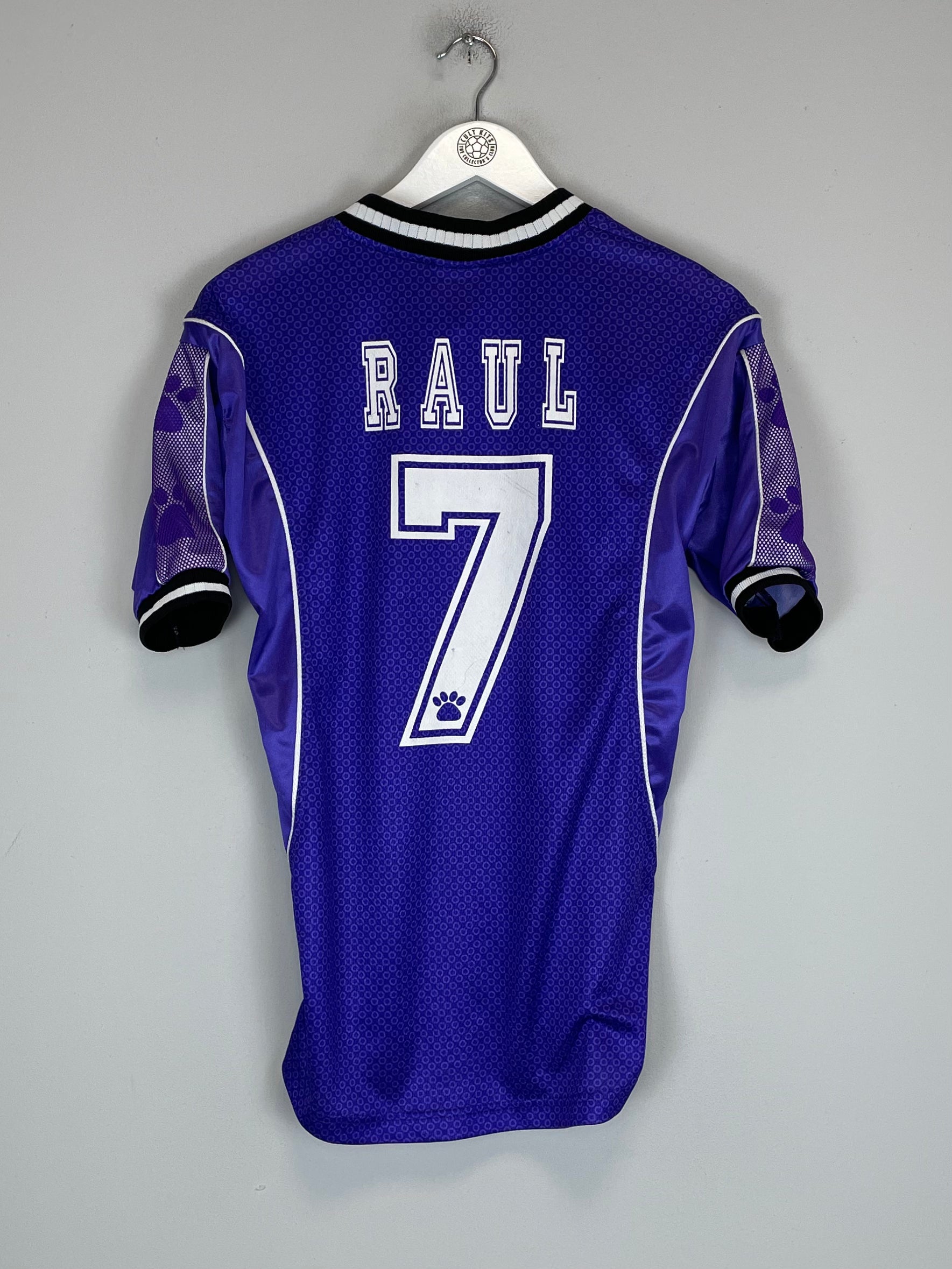 REAL MADRID RAUL #7 1997/98 AWAY SHIRT (S) KELME