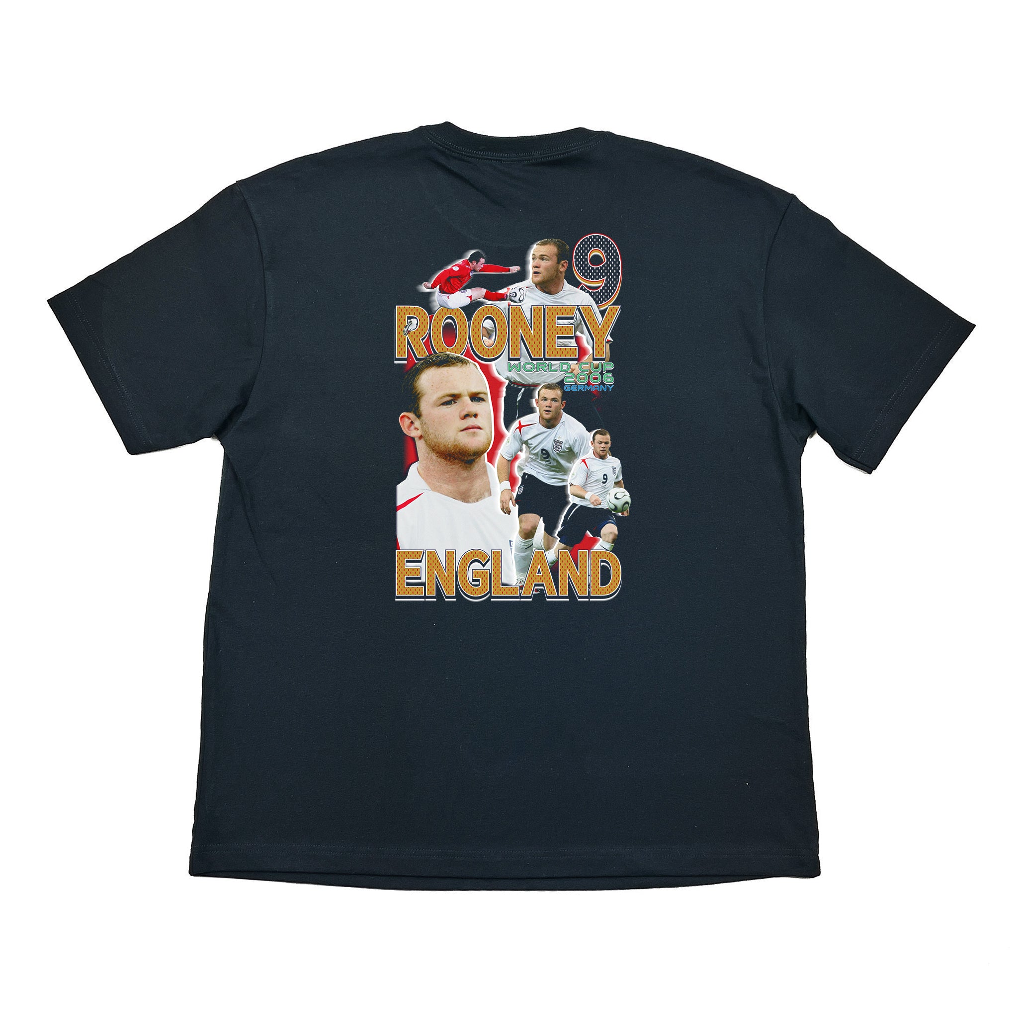 Get World Cup ready, order your Black England Rooney Bootleg Tee today! Shop authentic vintage football kits & retro soccer jerseys at Cult Kits