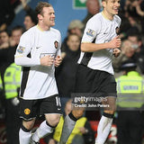 2007/08 MANCHESTER UNITED ROONEY #10 *MATCH ISSUED vs ASTON VILLA* L/S AWAY SHIRT (XL) NIKE