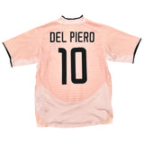 2003/04 JUVENTUS DEL PIERO #10 AWAY SHIRT (M) NIKE