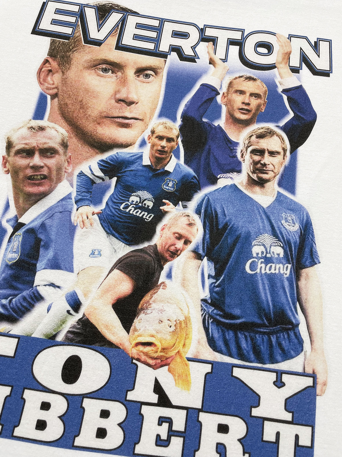 Shop EVERTON TONY HIBBERT BOOTLEG TEE, classic football shirts, vintage football shirts & retro soccer jerseys at Cult Kits