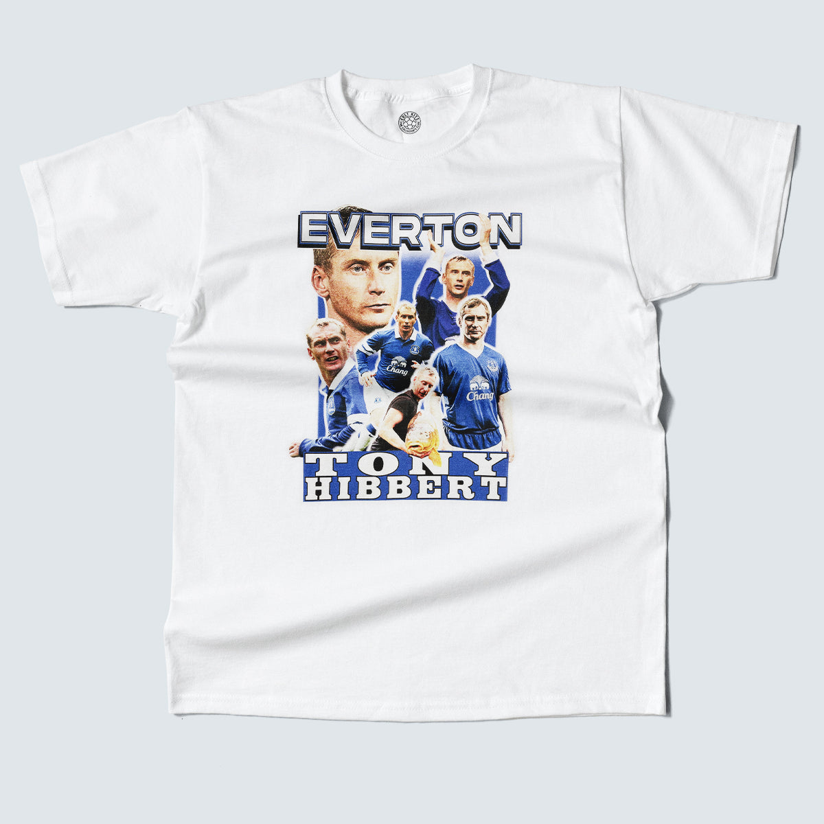 Shop EVERTON TONY HIBBERT BOOTLEG TEE, classic football shirts, vintage football shirts & retro soccer jerseys at Cult Kits