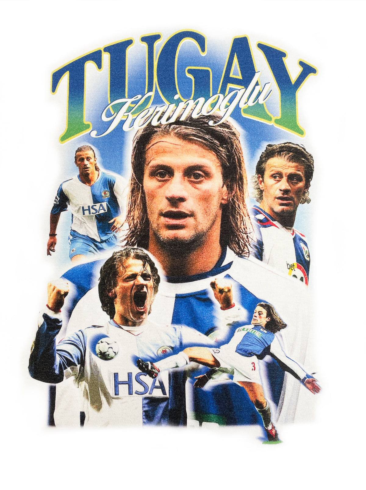 Shop BLACKBURN ROVERS TUGAY BOOTLEG TEE, classic football shirts, vintage football shirts & retro soccer jerseys at Cult Kits