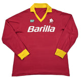 1987/90 ROMA #10 L/S HOME SHIRT (L) NR