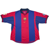 2000/01 BARCELONA XAVI #16 HOME SHIRT (XL) NIKE