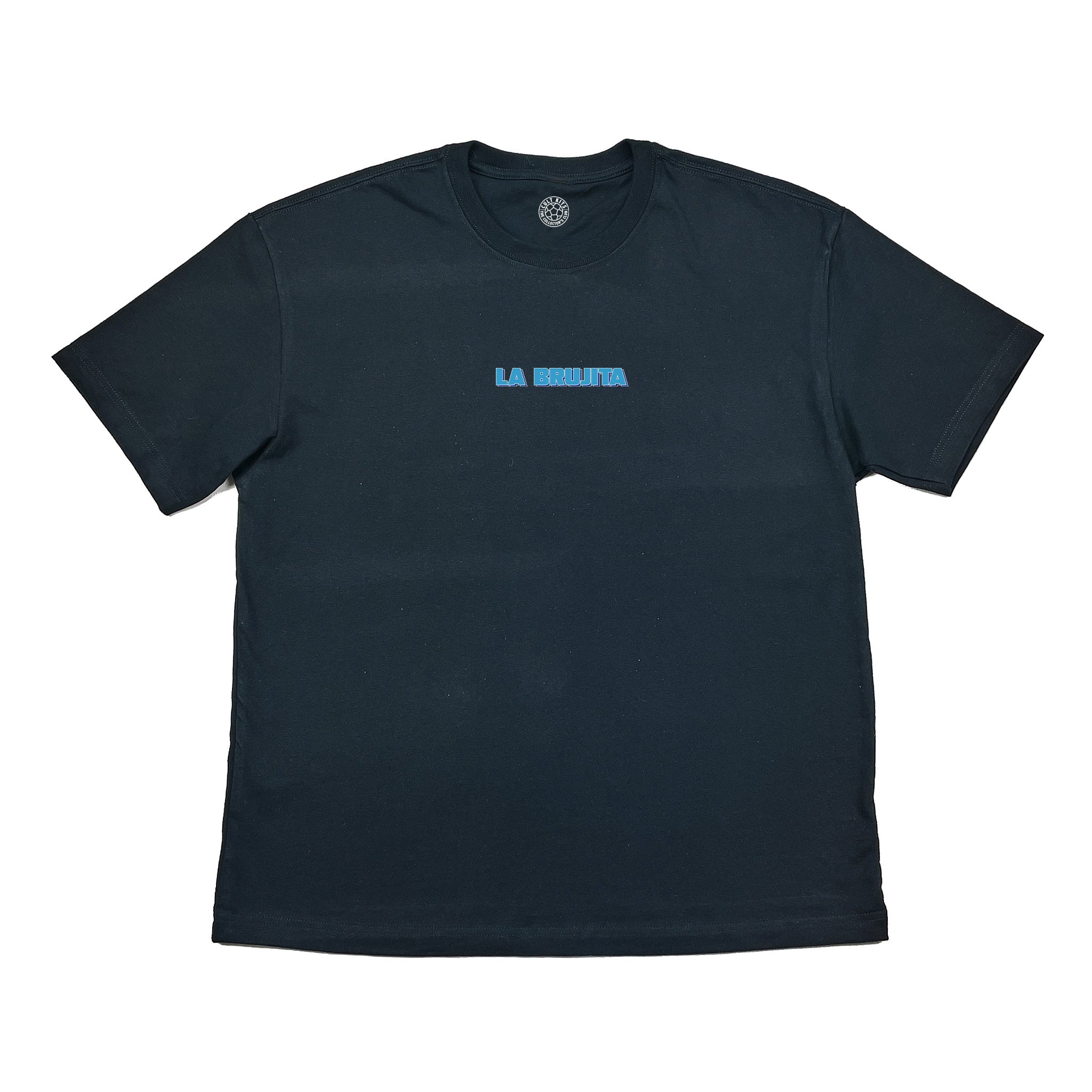 Black Argentina Veron Bootleg Tee - Argentina Legend Graphic T-Shirt (front)